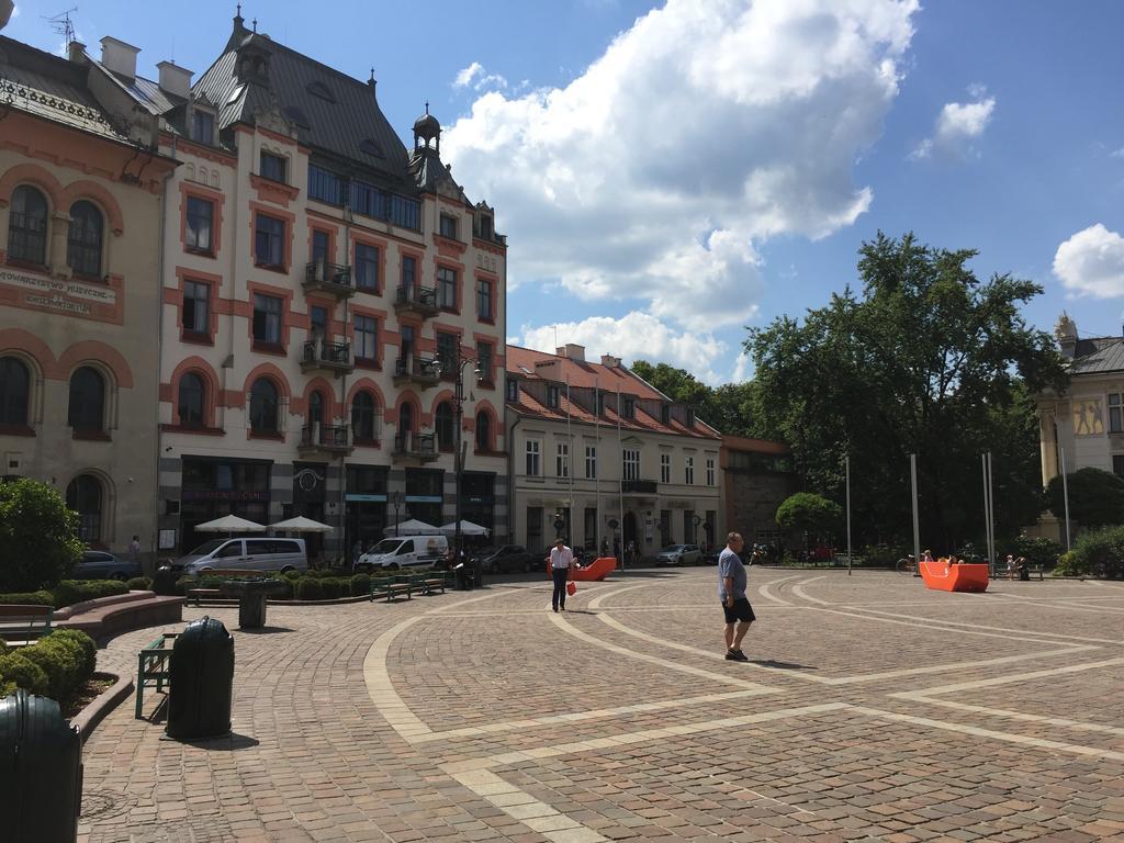 View To The Cracow Basic Apartment Krakow Bagian luar foto